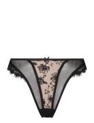 Sia Hl String R G-streng Undertøj Black Hunkemöller