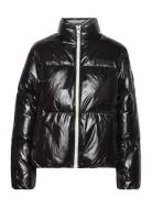 New York Gloss Puffer Jacket Foret Jakke Black Tommy Hilfiger