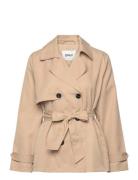 Onlchloe Short Trenchcoat Db Otw Trenchcoat Frakke Beige ONLY