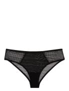 Mesh Cheeky Trusser, Tanga Briefs Black Understatement Underwear