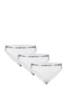 3-Pack Womens Bikini Brief Trusser, Tanga Briefs White NORVIG