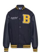 Jorcollege Wool Blend Bomber Jacket Jnr Bomberjakke Navy Jack & J S