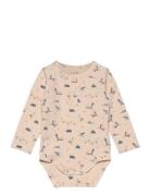 Body Ls Bodies Long-sleeved Beige Fixoni