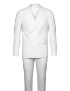 Plain Db Mens Suit - Normal Length Habit White Lindbergh