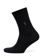 Ribbed Trouser Socks Underwear Socks Regular Socks Black Polo Ralph La...