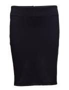 Interlock Pencil Skirt Knælang Nederdel Blue Saint Tropez