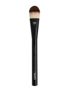 Pro Flat Foundation Brush Ansigtsbørste Makeup Nude NYX Professional M...