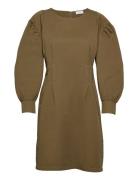 Merle Dress Knælang Kjole Khaki Green NORR