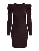 Onldarling L/S Glitter Puff Dress Jrs Knælang Kjole Black ONLY