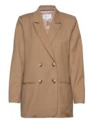 Paulagz Blazer Blazers Double Breasted Blazers Beige Gestuz