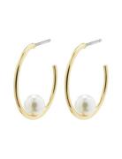 Eline Recycled Pearl Hoop Earrings Accessories Jewellery Earrings Hoop...