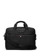 Essential Pu Computer Bag Computertaske Taske Black Tommy Hilfiger