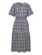 Hamilton Cut Dress Knælang Kjole Multi/patterned Just Female