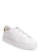 Angeline Iv Action Leather Sneaker Low-top Sneakers White Lauren Ralph...