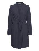 Sranna Dress Knælang Kjole Navy Soft Rebels