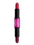 Wonder Stick Dual-Ended Cream Blush Stick Rouge Makeup Red NYX Profess...