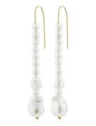 Willpower Pearl Earrings Ørestickere Smykker White Pilgrim