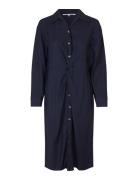 Christie Dress Knælang Kjole Navy Second Female
