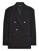 Rosie Blazer Blazers Double Breasted Blazers Black Gina Tricot