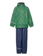 Rainwear Set - Aop Outerwear Rainwear Rainwear Sets Multi/patterned Ce...