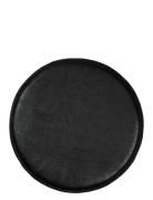 Woody Leather Seat Cushion Home Textiles Seat Pads Black OYOY Living D...