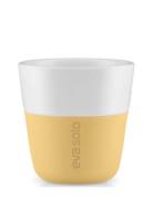 2 Espresso Golden Sand Home Tableware Cups & Mugs Espresso Cups Yellow...
