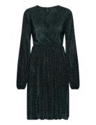 Onlnisa L/S Plisse Bk Wrap Dress Cs Jrs Knælang Kjole Black ONLY