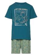 Nkmnightset Ss Corsair Gaming Pyjamassæt Multi/patterned Name It