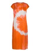 Etta Mariana Dress Knælang Kjole Orange AllSaints