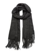 Scarf Basic 190X70 Fringe Accessories Scarves Winter Scarves Grey Lind...