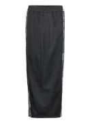 Maxi Straight Slit Skirt Lang Nederdel Black ROTATE Birger Christensen