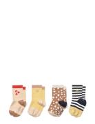 Silas Socks 4-Pack Sokker Strømper Multi/patterned Liewood