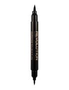 Revolution Thick And Thin Dual Liquid Eyeliner Eyeliner Makeup Black M...