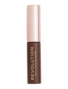 Revolution Brow Gel Medium Brown Øjenbrynsgel Makeup Brown Makeup Revo...