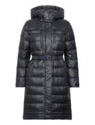 Belted Down Coat Foret Jakke Black Lauren Ralph Lauren