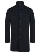 Bs Woodstock Slim Fit Coat Tynd Frakke Navy Bruun & Stengade