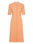 Short Polo Dress Knælang Kjole Orange REMAIN Birger Christensen