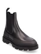 Tanner Leather Chelsea Boot Støvlet Chelsea Boot Black Les Deux