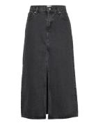 A 99 Low Maxi Skirt Chloe Knælang Nederdel Black ABRAND