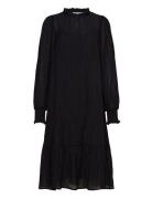 Anaisnn Dress Solid Knælang Kjole Black Noa Noa