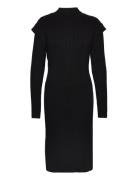 Avaline Knit Dress 1 Knælang Kjole Black Minus