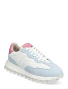 Women Lace-Up Low-top Sneakers Blue NEWD.Tamaris