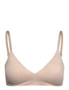 Bra Svea Light Lingerie Bras & Tops Soft Bras Bralette Beige Lindex