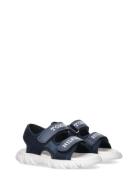 Logo Velcro Sandal Shoes Summer Shoes Sandals Blue Tommy Hilfiger