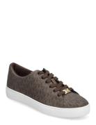 Keaton Lace Up Low-top Sneakers Brown Michael Kors