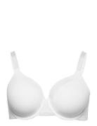 Bra Dahlia Matt Shiny Plus Lingerie Bras & Tops Full Cup Bras White Li...