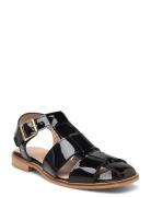 Sandals - Flat Flade Sandaler Black ANGULUS