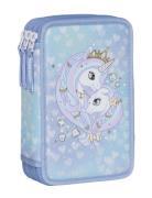 Three Section Pencil Case W/Content - Unicorn Princess Ice B Accessori...