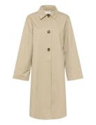 Marikb Jacket Trenchcoat Frakke Beige Karen By Simonsen