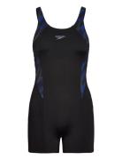 Womens Hyperboom Splice Legsuit Badedragt Badetøj Black Speedo